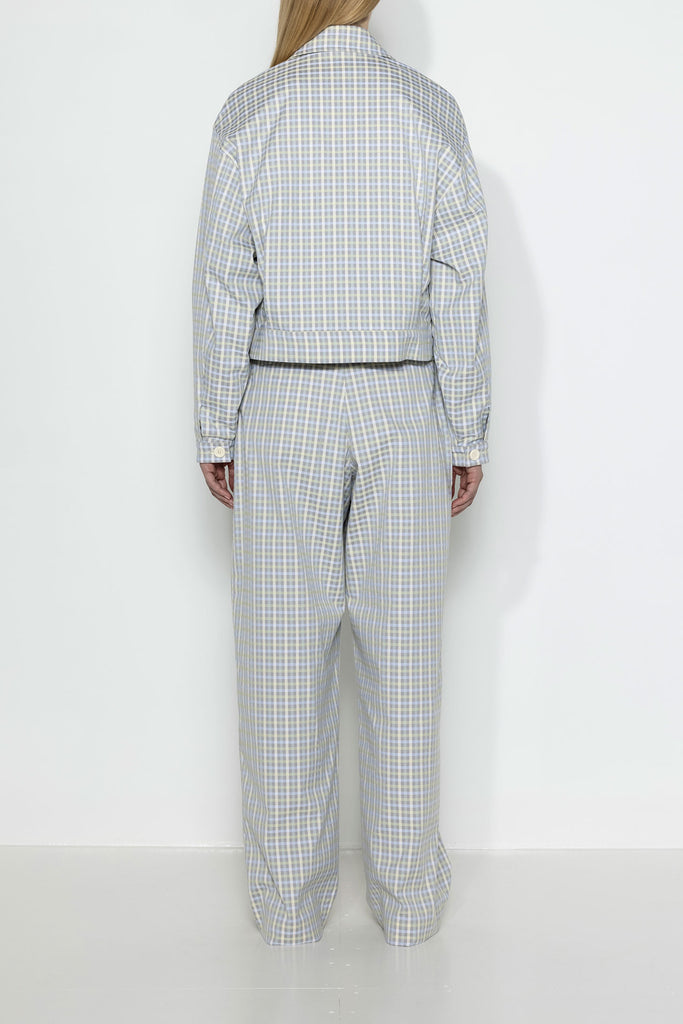 VESTE COURTE OVERSIZE  POCHOIR