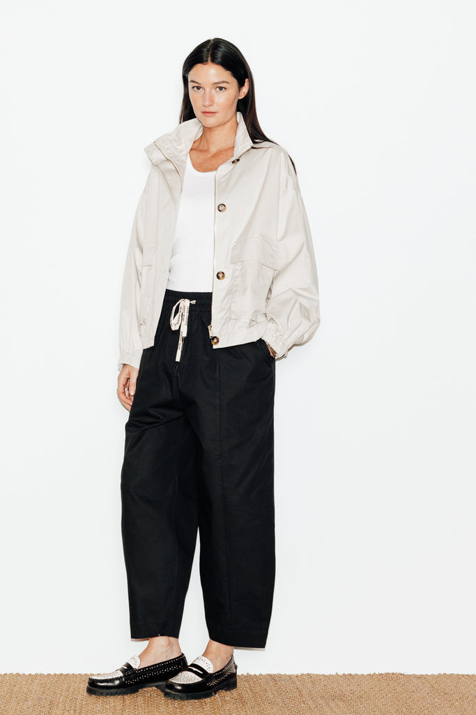 BLOUSON CUBIQUE OVERSIZE COL MONTANT