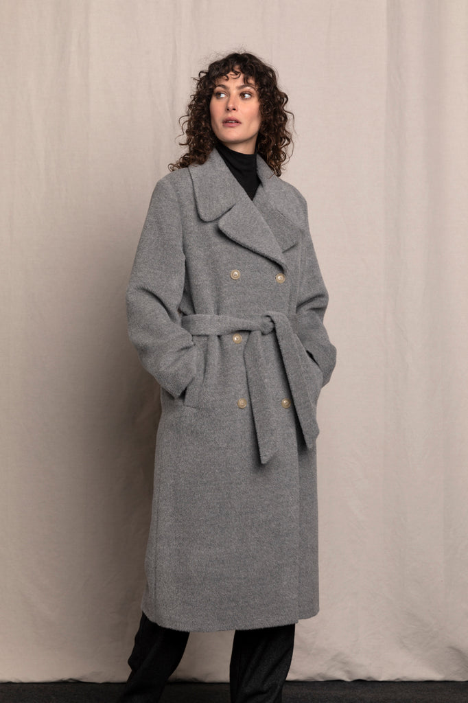 MANTEAU GRIS LITTORAL GRIS